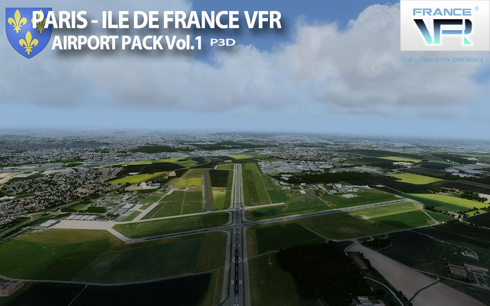 Paris-Ile de France VFR - Airport Pack Vol. 1 - P3D V4/V5